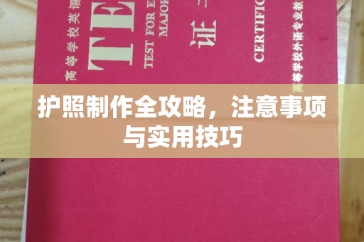 重庆护照制作全攻略，注意事项与实用技巧
