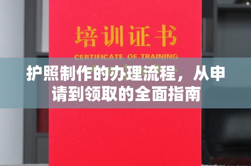 重庆护照制作的办理流程，从申请到领取的全面指南