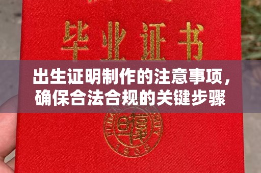 重庆出生证明制作的注意事项，确保合法合规的关键步骤