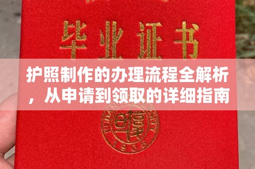 重庆护照制作的办理流程全解析，从申请到领取的详细指南