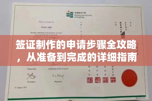 重庆签证制作的申请步骤全攻略，从准备到完成的详细指南